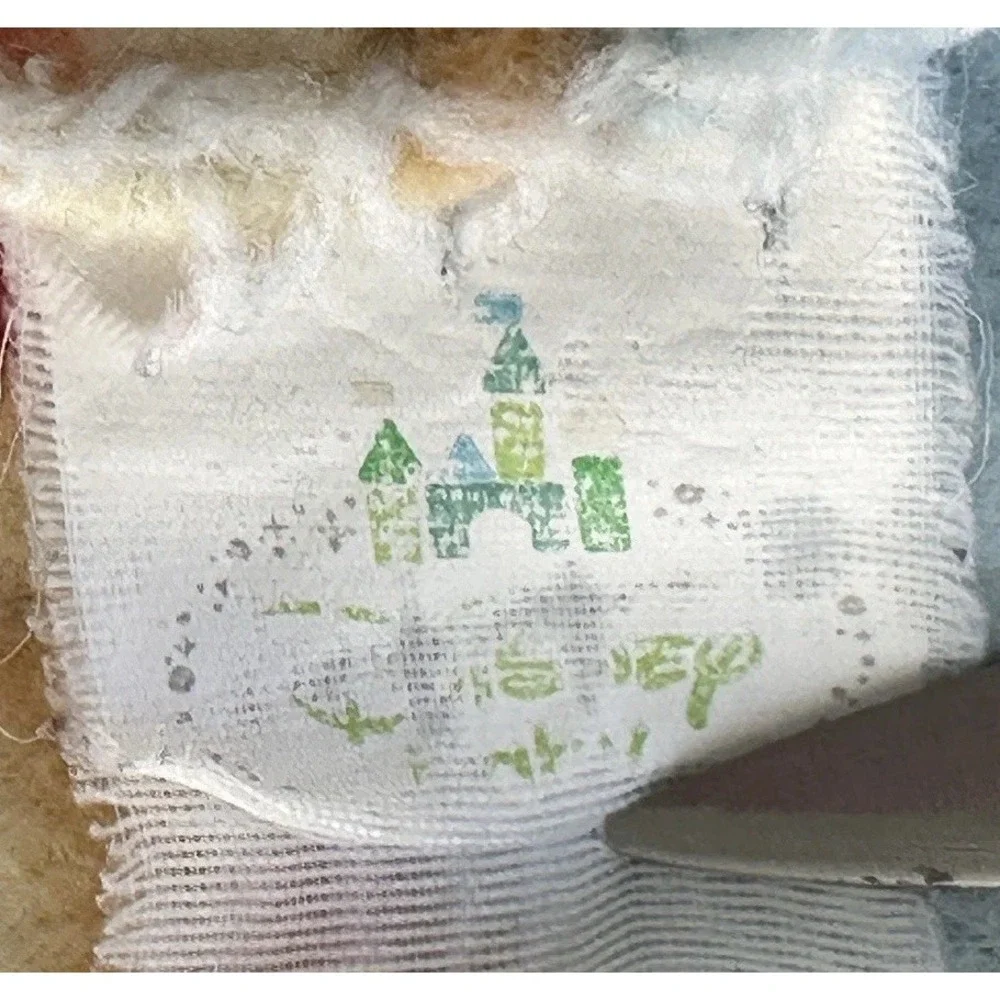 2 Vtg 1995 Disney Winnie The Pooh Baby Crib‎ Blanket Nursery Quilt Fleece USA
